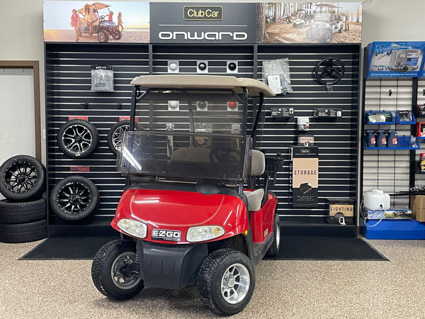 2010 Red EZGO RXV (Electric)